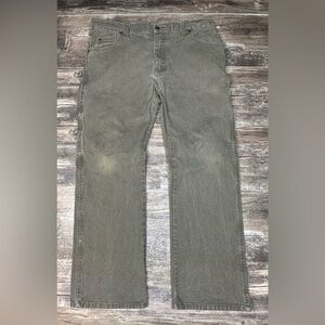 Dickies Carpenter Pants 34x30 Olive Faded Workwear Utility